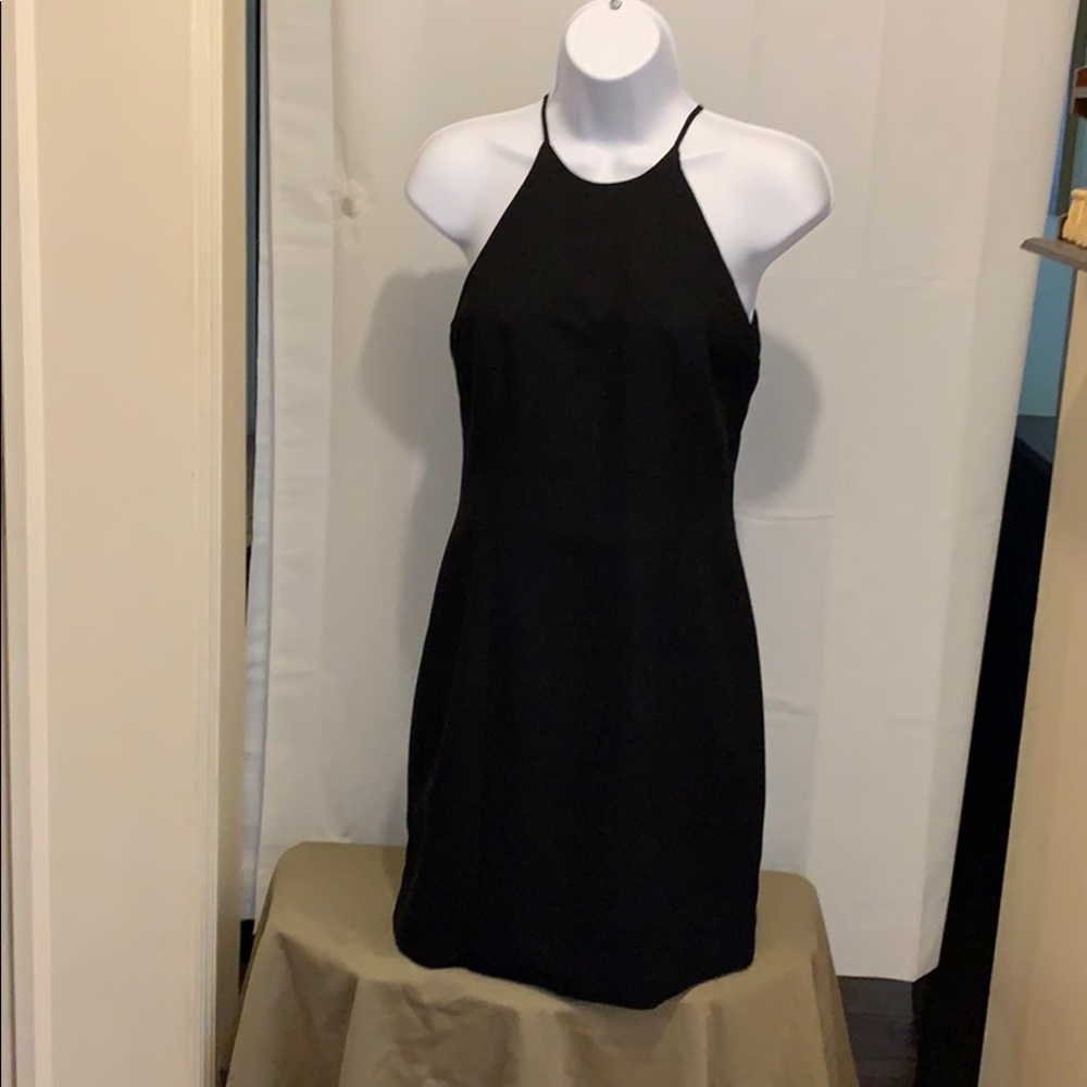 Black Sz4 Sleeveless Dress